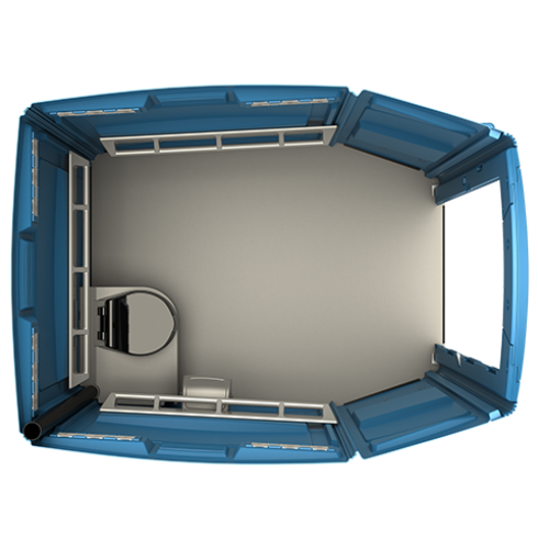 ADA Portable Toilet Top View