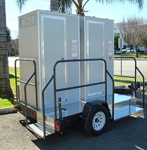 VIP Toilet Trailers on Wheels
