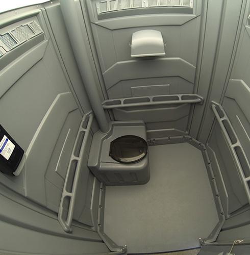 Handicap Porta Potty Interior View