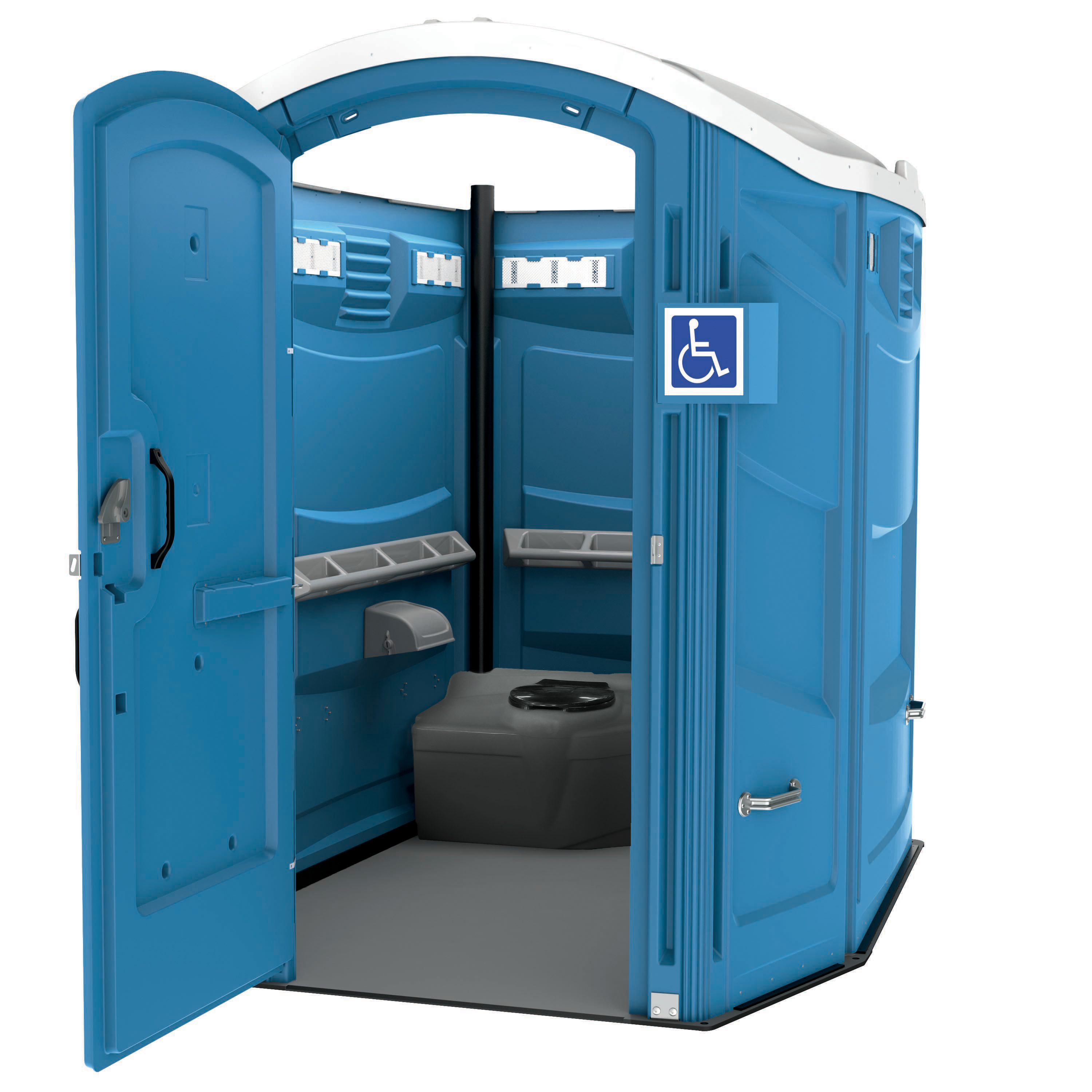 ADA Portable Restroom Interior View