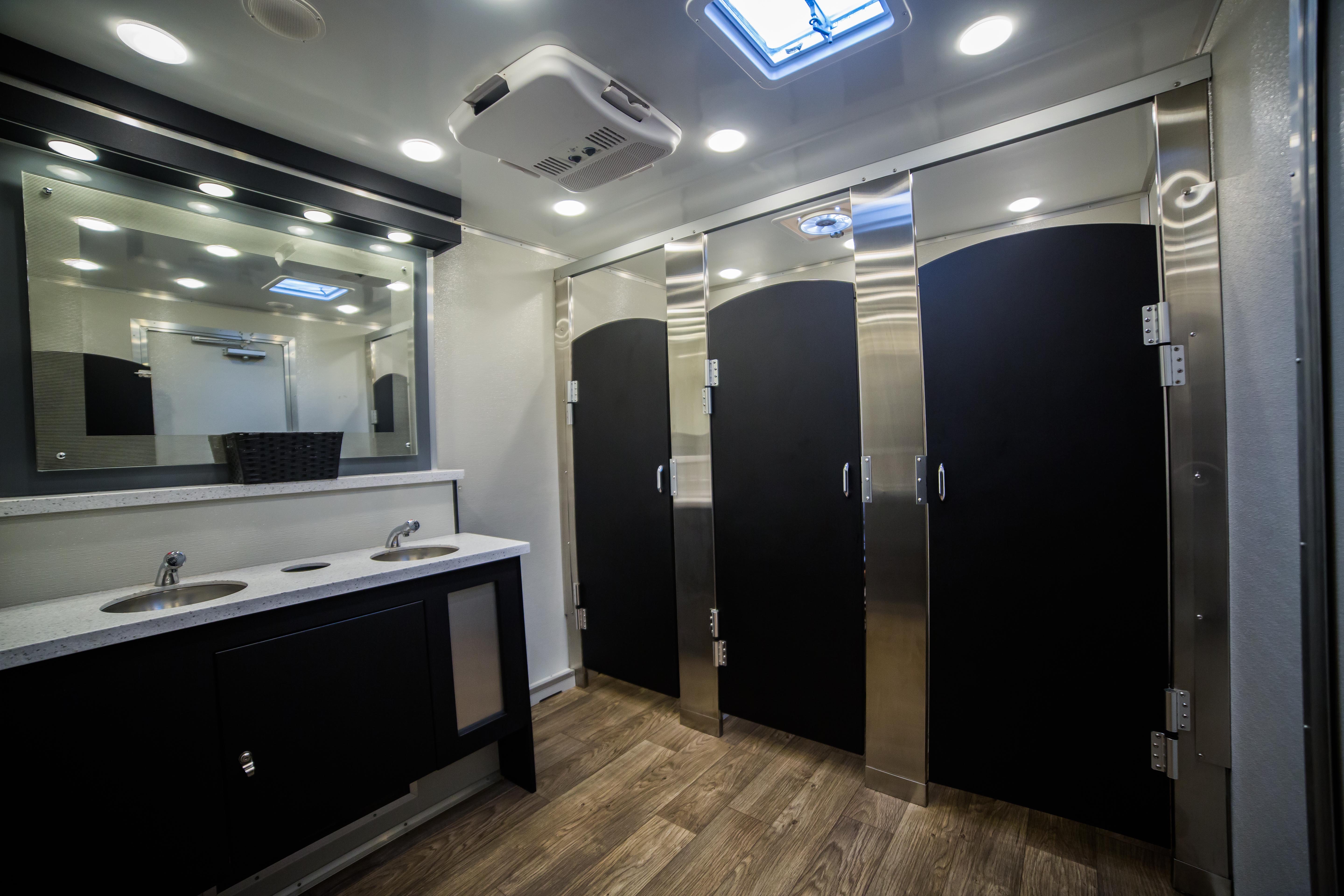 Luxurious Porta Potty Interior View