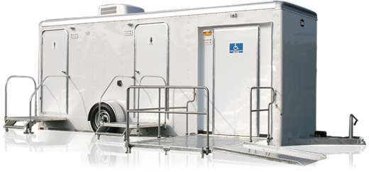 Small ADA Restroom Trailer Exterior