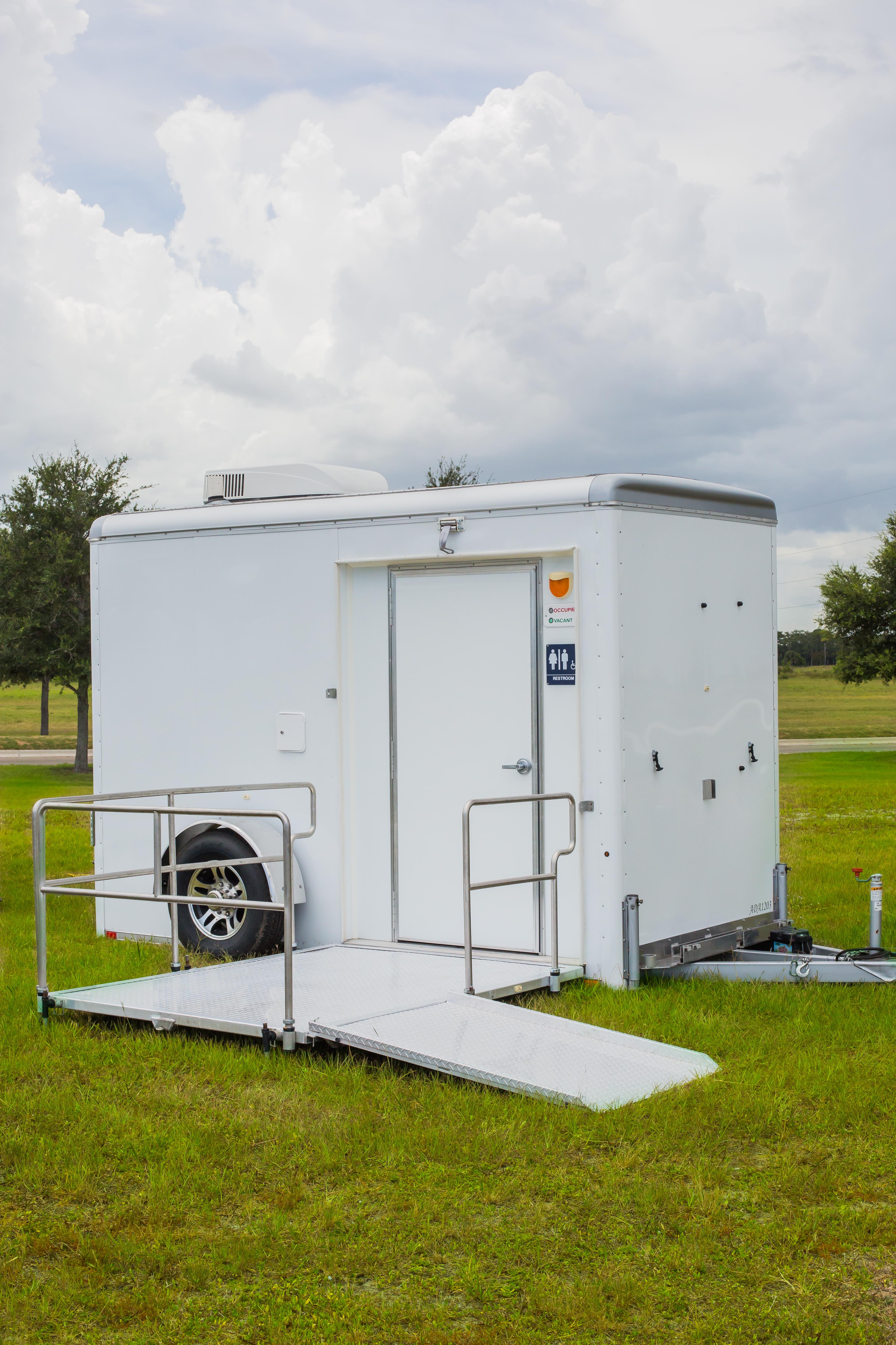 Compact ADA Restroom Trailer Exterior