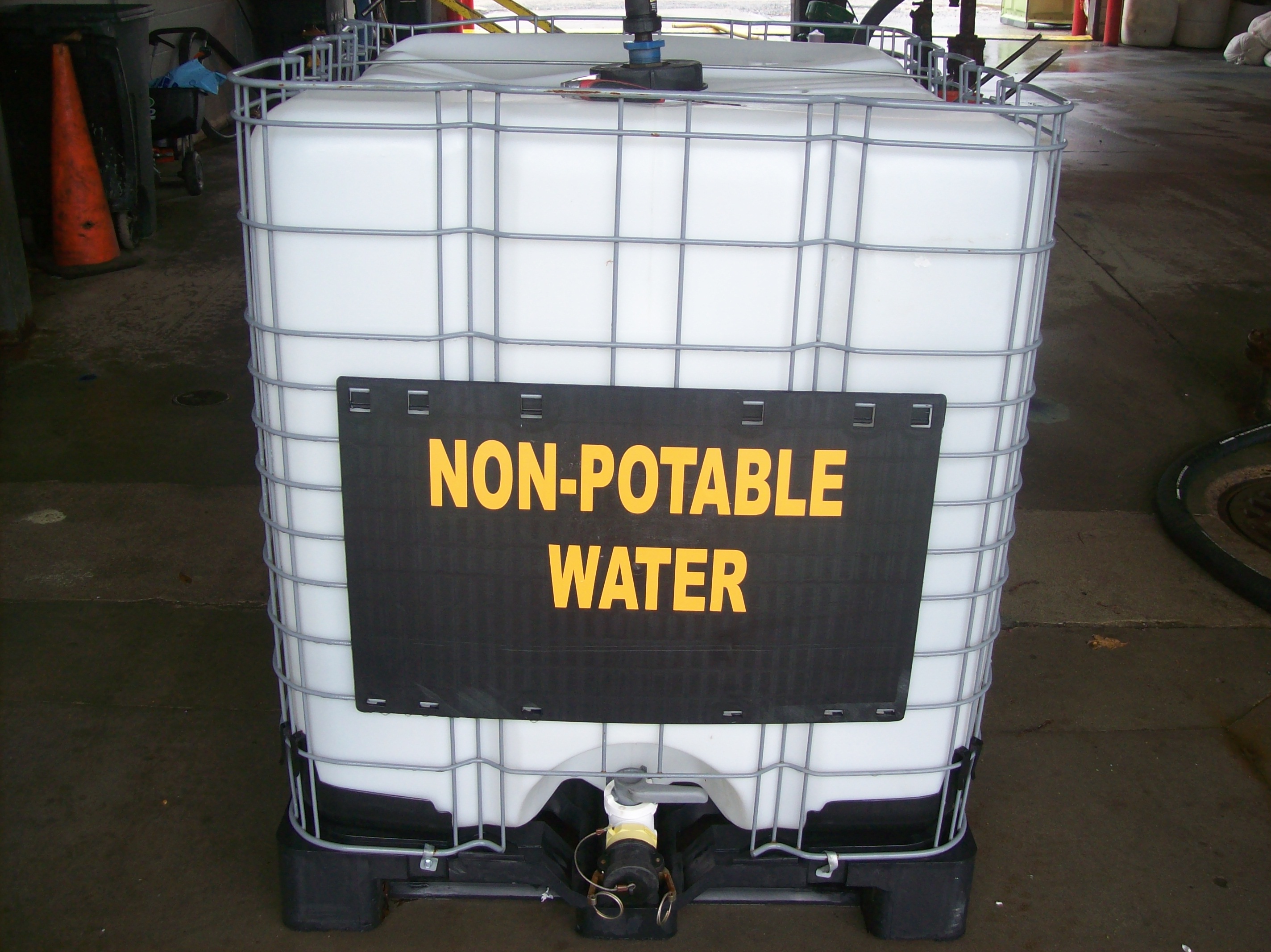 non potable water holding tanks